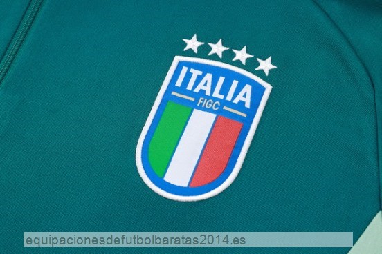 Nuevo Conjunto Completo Sudadera Entrenamiento Italia 2024 Verde Baratas